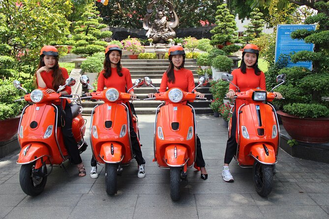 The Insider's Saigon With Female Ao Dai Riders Vespa 4,5 Hours - Lunch at a local restaurant, planned into the route