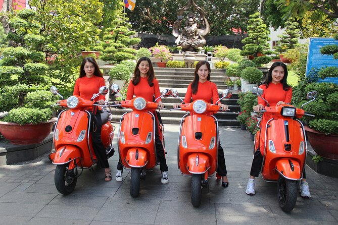 The Insider's Saigon With Female Ao Dai Riders Vespa 4,5 Hours - The big sights on the Vespa route, from central Saigon to photo stops
