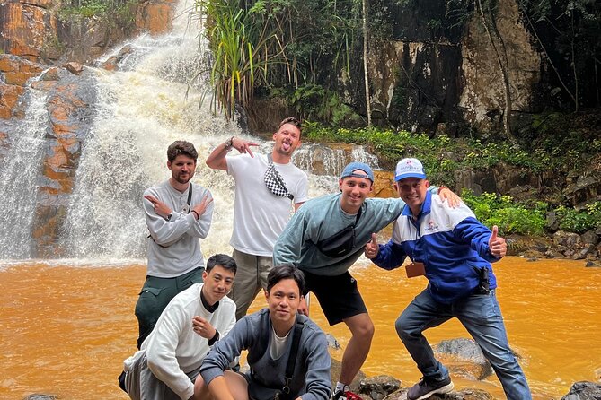 Three waterfalls in Dalat with Private Tour - Elephant Waterfall (Thac Voi): a big, wide 30 meter show