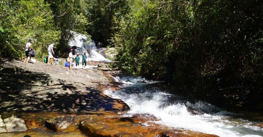 Trekking to Hidden Waterfall & Sturgeon Farm for dog-lovers - How the 3 to 6 hour trek flows, forest to sturgeon to waterfall
