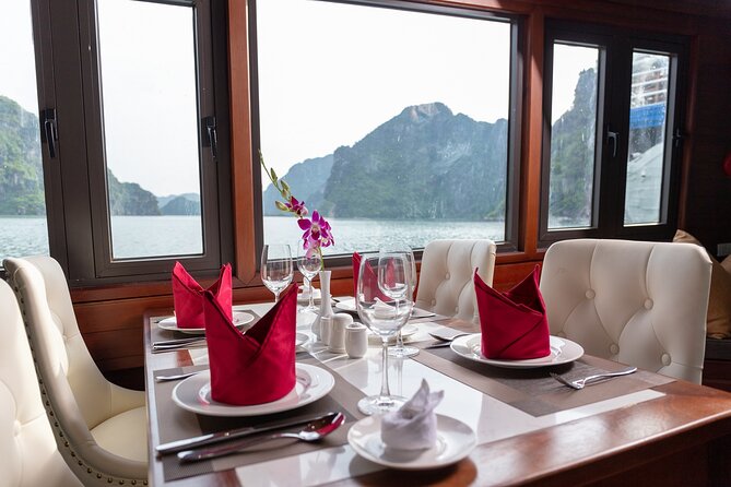 Unique Halong Private Day Cruise - Fishing Village, Kayak - Ha Long Bay and the sunset tea break: finishing slow