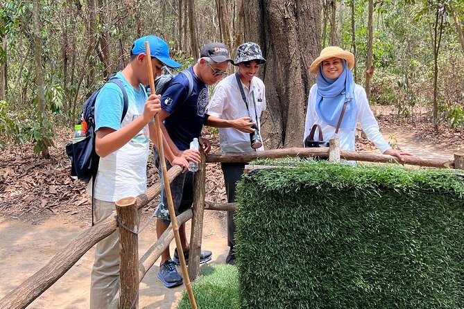 VIP Tour: Cu Chi Tunnels Half Day | Option: Real Shooting Guns - Viet Cong craft and food lessons: shoes, rice paper, and shell projects
