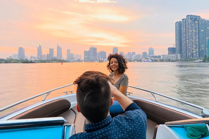 VIP Tour in Saigon: Romantic Sunset Cocktail by SpeedBoat - Saigon from the water: why this sunset cruise feels calm