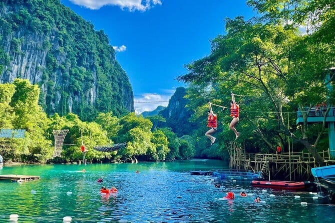 Zipline Dark cave & Paradise cave: Full-day Exploration - Dong Hoi pickup and the drive into Phong Nha-Ke Bang National Park